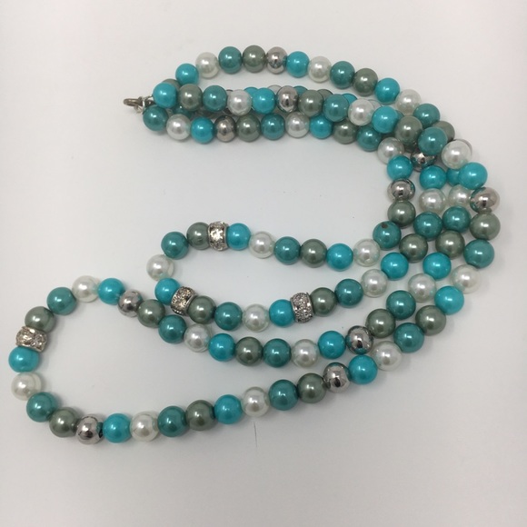 Jewelry Glass Pearl Round Mix Green - Picture 12 of 14